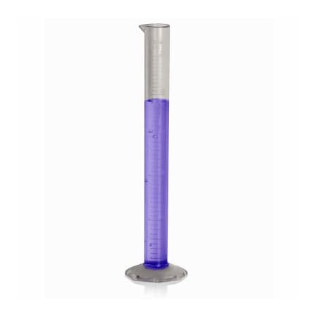 Bel-Art Bel-Art TPX Graduated Cylinder 286910000, 25ml Capacity, 0.5ml Graduation, Clear, 1/PK 286910000